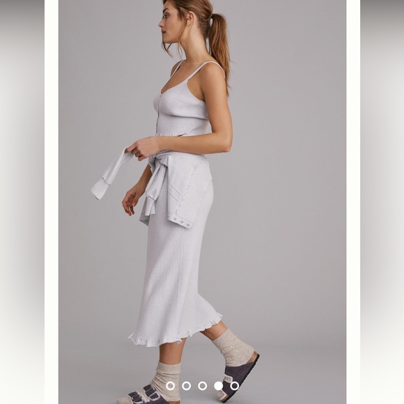 Daily Practice by Anthropologie Knit Lounge Set (CARDIGAN AND SKIRT ONLY) - Picture 6 of 7